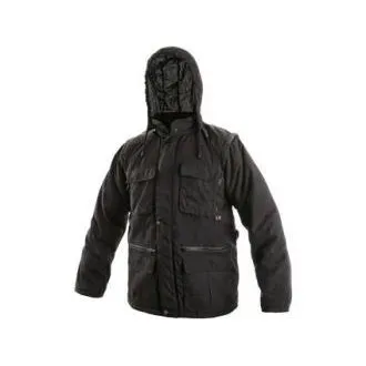Moška zimska bunda GEORGIA, črna, velikost 3XL