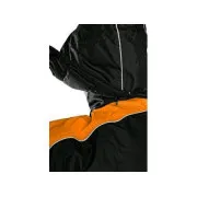 Jakna CXS BRIGHTON, zimska, moška, črno-oranžna, velikost 4XL