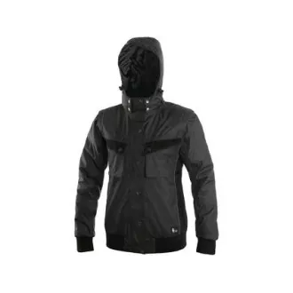 Jakna CXS IRVINE, zimska, ženska, sivo-črna, velikost 2,5 mm, w/r. XL