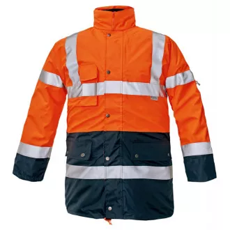 BI ROAD jakna HV oranžna/navy L