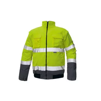 CLOVELLY pilotska jakna HV oranžna XS