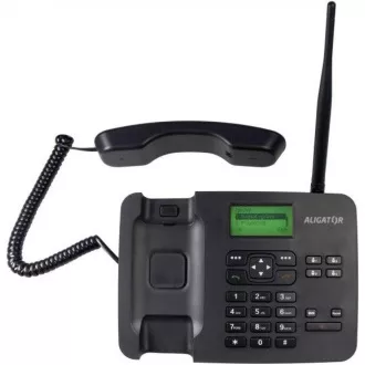 Aligator GSM namizni telefon T100, črn Aligator GSM namizni telefon T100, črn
