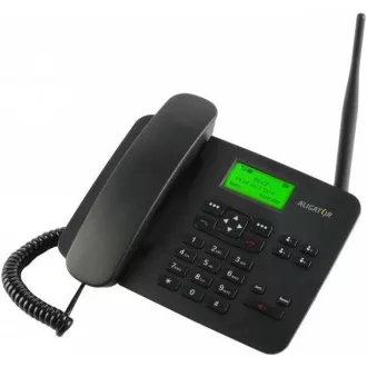 Aligator GSM namizni telefon T100, črn Aligator GSM namizni telefon T100, črn