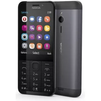 Nokia 230 Dual SIM, temno srebrna