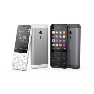 Nokia 230 Dual SIM, srebrna Nokia 230 Dual SIM, srebrna