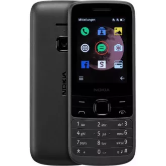 Nokia 225 4G 2020, Dual SIM, črna