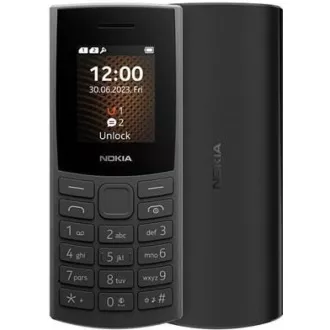 Nokia 105 Dual SIM, 4G, črna (2023) - Razpakirano