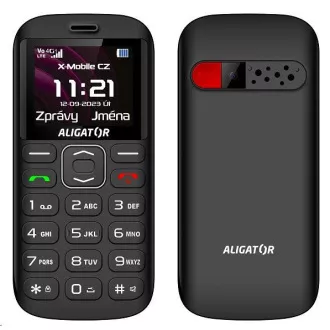 Aligator A720 4G Senior, črn   stojalo za polnjenje