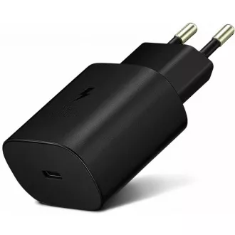 Samsung Potovalni polnilnik EP-TA800XWE, hitro polnjenje 25 W, kabel USB-C, bel