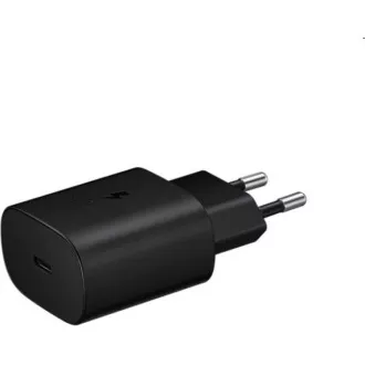 Samsung Potovalni polnilnik EP-TA800XWE, hitro polnjenje 25 W, kabel USB-C, bel