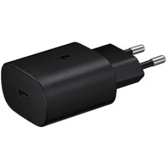 Samsung Potovalni polnilnik EP-TA800XWE, hitro polnjenje 25 W, kabel USB-C, bel
