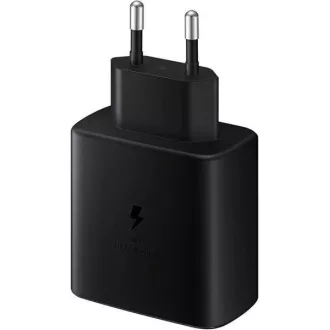 Samsung potovalni polnilnik EP-T4510XBE, hitro polnjenje 45 W, USB-C   podatkovni kabel USB-C, črn