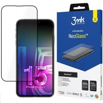3mk NeoGlass Black za Apple iPhone 15 Pro