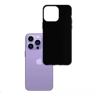 3mk Zaščitni ovitek Matt Case za Apple iPhone 15 Pro, črn