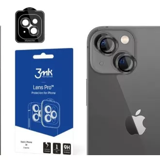 3mk Zaščita objektiva Pro za Apple iPhone 15, grafitna barva