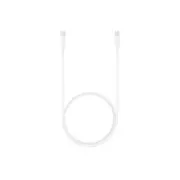 Samsung podatkovni kabel EP-DX310JWE, USB-C/USB-C, 3A, 1, 8 m, bel (v razsutem stanju)