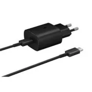 Samsung napajalnik EP-TA800EBE   kabel EP-DG980BBE USB-C, 25 W, črn, (v razsutem stanju)