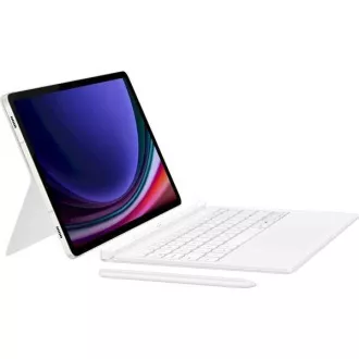 Samsungovo ohišje s tipkovnico EF-DX725UWE za Galaxy Tab S9/S9 FE, belo Samsungovo ohišje s tipkovnico EF-DX725UWE za Galaxy Tab S9/S9 FE, belo