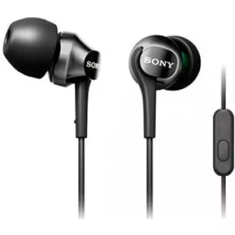 SONY stereo slušalke MDR-EX110AP, črne