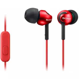 SONY stereo slušalke MDR-EX110AP, črne