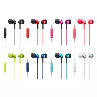 SONY stereo slušalke MDR-EX110AP, črne