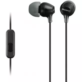 SONY stereo slušalke MDR-EX15AP, črne