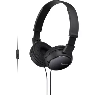SONY stereo slušalke MDR-ZX110AP, črne SONY stereo slušalke MDR-ZX110AP, črne