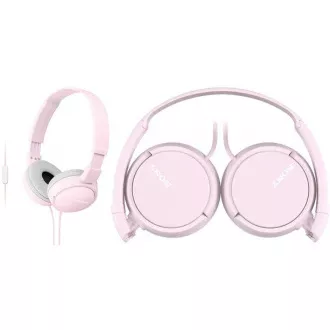 SONY stereo slušalke MDR-ZX110AP, črne SONY stereo slušalke MDR-ZX110AP, črne