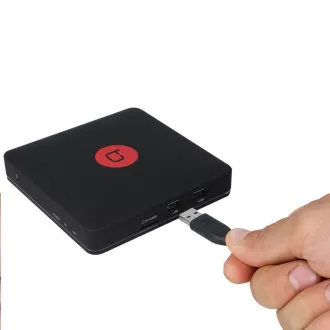 Techbite Multimedia Center Flix TV Box 4K, Wi-Fi, LAN, HDMI, 2x USB, Android TV 8.0 Techbite Multimedia Center Flix TV Box 4K, Wi-Fi, LAN, HDMI, 2x USB, Android TV 8.0