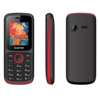 Aligator D210 Dual SIM, črna in rdeča Aligator D210 Dual SIM, črna in rdeča