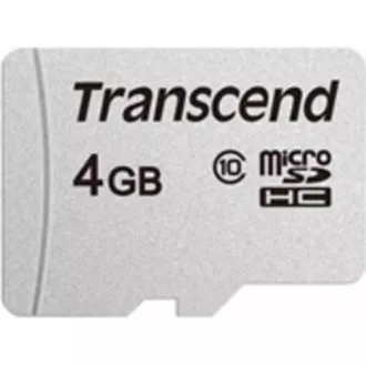 TRANSCEND MicroSDHC kartica 4GB 300S, razred 10, brez adapterja