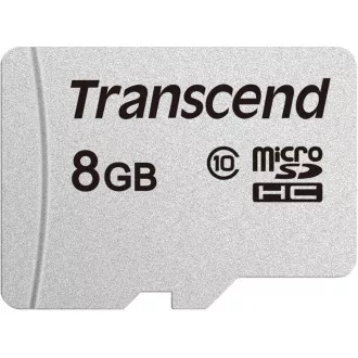 TRANSCEND MicroSDHC kartica 8GB 300S, razred 10, brez adapterja