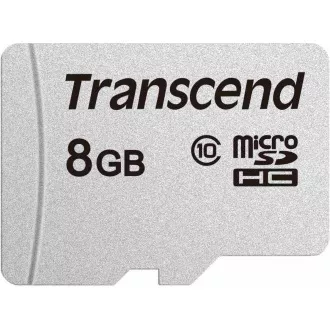 TRANSCEND MicroSDHC kartica 8GB 300S, razred 10, brez adapterja