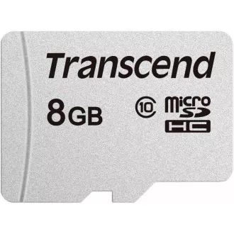 TRANSCEND MicroSDHC kartica 8GB 300S, razred 10, brez adapterja