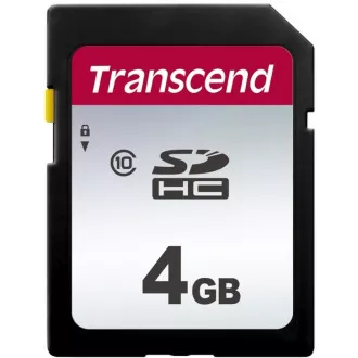 TRANSCEND SDHC kartica 4GB 300S, razred 10 (R:20/W:10 MB/s)