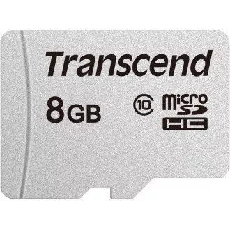 TRANSCEND SDHC kartica 8GB 300S, razred 10 (R:20/W:10 MB/s)