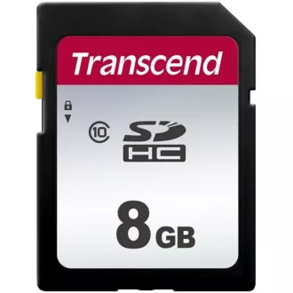 TRANSCEND SDHC kartica 8GB 300S, razred 10 (R:20/W:10 MB/s)