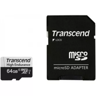 TRANSCEND MicroSDXC kartica 64GB 350V, visoka vzdržljivost