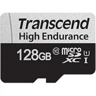 TRANSCEND MicroSDXC kartica 128GB 350V, visoka vzdržljivost