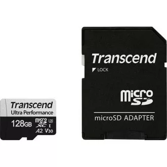 TRANSCEND MicroSDXC 128 GB 340S, UHS-I U3 A2 Ultra Performace 160/125 MB/s