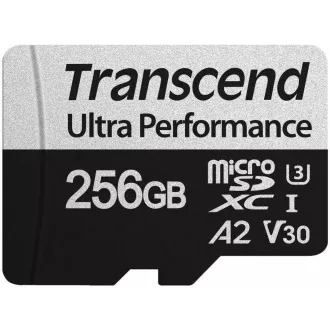 TRANSCEND MicroSDXC kartica 256GB 340S, UHS-I U3 A2 Ultra Performace 160/125 MB/s