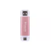 TRANSCEND Zunanji SSD ESD310P 2TB, zunanji SSD, USB 10Gb/s, tip C/A, roza