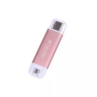 TRANSCEND Zunanji SSD ESD310P 2TB, zunanji SSD, USB 10Gb/s, tip C/A, roza
