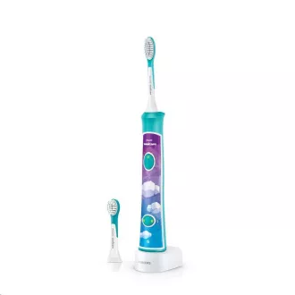 Philips HX6322/04 Sonicare for Kids, zobna ščetka, za otroke, 62000 oscilacij/min, 2 načina čiščenja, Bluetooth, aqua Philips HX6322/04 Sonicare for Kids, zobna ščetka, za otroke, 62000 oscilacij/min, 2 načina čiščenja, Bluetooth, aqua