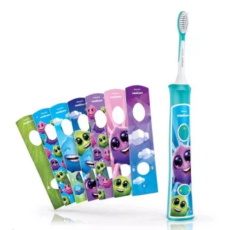 Philips HX6322/04 Sonicare for Kids, zobna ščetka, za otroke, 62000 oscilacij/min, 2 načina čiščenja, Bluetooth, aqua Philips HX6322/04 Sonicare for Kids, zobna ščetka, za otroke, 62000 oscilacij/min, 2 načina čiščenja, Bluetooth, aqua