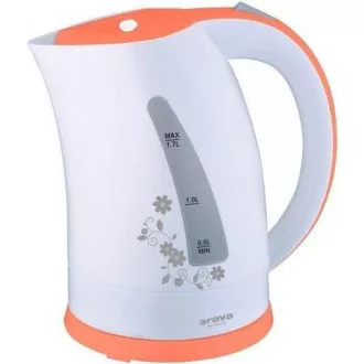 Orava VK-3417 G električni čajnik, 2000 W, 1,7 l, samodejni izklop, bela / zelena