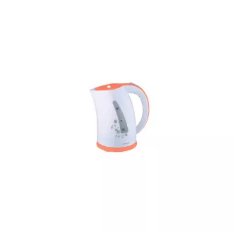Orava VK-3417 P električni čajnik, 2000 W, 1,7 l, samodejni izklop, bela / oranžna