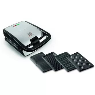 TEFAL SW854D16 Snack Collection toaster 4v1, 700 W, odstranljive plošče, indikator pripravljenosti