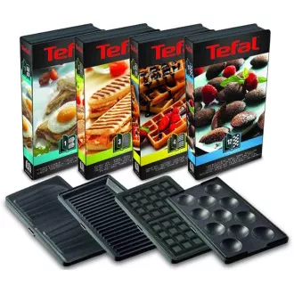 TEFAL SW854D16 Snack Collection toaster 4v1, 700 W, odstranljive plošče, indikator pripravljenosti
