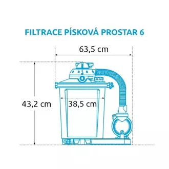 Marimex ProStar 6 peščena filtracija Marimex ProStar 6 peščena filtracija